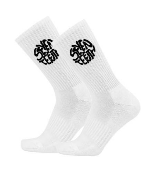 Seventeenth Socks (White/Black)